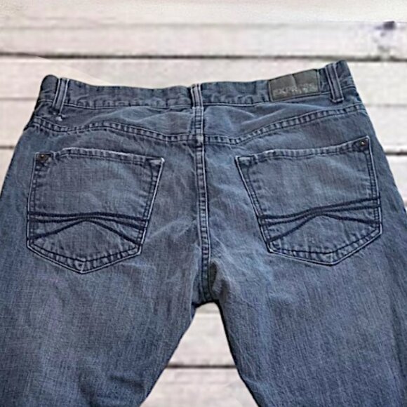 Express Kingston Classic Fit Bootcut Jeans Men’s Size 34x30 - Picture 6 of 9
